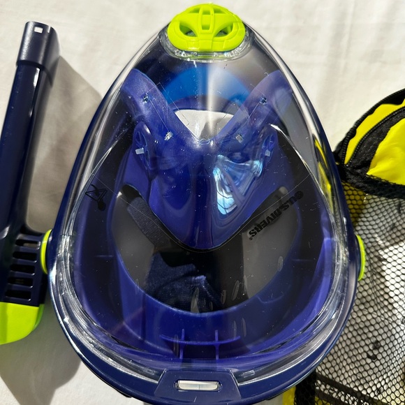 NEW U.S DIVERS ADULT EASY BREATHE SNORKEL SYSTEM MASK SZ S/M - Picture 8 of 13